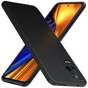 Silikon Hülle für Xiaomi Poco F4 Schutzhülle Matt Schwarz Backcover Handy Case