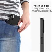 Silikon Hülle für Xiaomi Redmi Note 10 5G Schutzhülle Matt Schwarz Backcover Handy Case