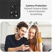 Silikon Hülle für Xiaomi Redmi Note 11 Pro+ 5G Schutzhülle Matt Schwarz Backcover Handy Case
