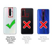 Silikon Hülle für Xiaomi Redmi Note 8 Pro Schutzhülle Matt Schwarz Backcover Handy Case