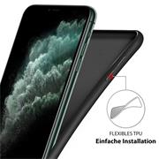 Handy Hülle für Apple iPhone 11 Pro Soft Case mit innenliegendem Stoffbezug