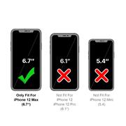 Handy Hülle für Apple iPhone 12 Pro Max Soft Case mit innenliegendem Stoffbezug