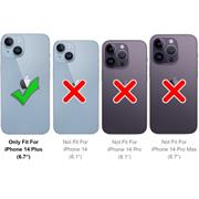 Handy Case für Apple iPhone 14 Plus Hülle Schutzhülle mit innenliegendem Stoffbezug
