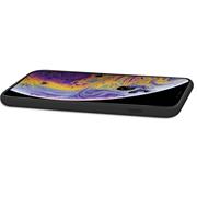 Handy Hülle für Apple iPhone X / XS Soft Case mit innenliegendem Stoffbezug