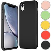 Handy Hülle für Apple iPhone XR Soft Case mit innenliegendem Stoffbezug