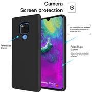 Handy Hülle für Huawei Mate 20 Soft Case mit innenliegendem Stoffbezug