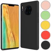 Handy Hülle für Huawei Mate 30 Pro Soft Case mit innenliegendem Stoffbezug