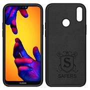 Handy Hülle für Huawei P20 Lite Soft Case mit innenliegendem Stoffbezug