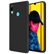 Handy Hülle für Huawei P Smart 2019 Soft Case mit innenliegendem Stoffbezug