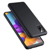 Handy Hülle für Samsung Galaxy A02s Soft Case mit innenliegendem Stoffbezug