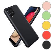 Handy Case für Samsung Galaxy A22 4G / M22 Hülle Schutzhülle mit innenliegendem Stoffbezug