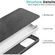 Handy Case für Samsung Galaxy A33 5G Hülle Schutzhülle mit innenliegendem Stoffbezug
