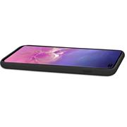 Handy Hülle für Samsung Galaxy S10+ Soft Case mit innenliegendem Stoffbezug