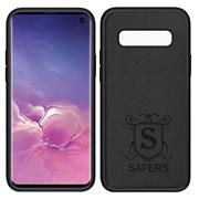 Handy Hülle für Samsung Galaxy S10 Soft Case mit innenliegendem Stoffbezug
