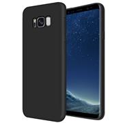 Handy Hülle für Samsung Galaxy S8+ Soft Case mit innenliegendem Stoffbezug