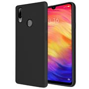 Handy Hülle für Xiaomi Redmi Note 7 Soft Case mit innenliegendem Stoffbezug
