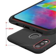 Schutzhülle für Samsung Galaxy M20 Handy Schutz Hülle Silikon Case Luxuriös Cover