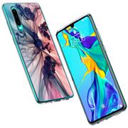 Motiv TPU Cover für Huawei P Smart 2019 Hülle Silikon Case mit Muster Handy Schutzhülle