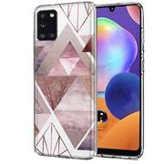 Motiv TPU Cover für Samsung Galaxy A31 Hülle Silikon Case mit Muster Handy Schutzhülle