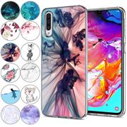 Motiv TPU Cover für Samsung Galaxy A70 / A70s Hülle Silikon Case mit Muster Handy Schutzhülle