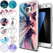 Motiv TPU Cover für Samsung Galaxy S7 Edge Hülle Silikon Case mit Muster Handy Schutzhülle