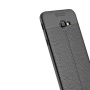 TPU Case für Samsung Galaxy J6 Plus Hülle Handy Schutzhülle Matt Schwarz
