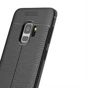 TPU Case für Samsung Galaxy S9 Hülle Handy Schutzhülle Matt Schwarz
