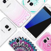 Henna Motiv Hülle für Samsung Galaxy J3 2016 Backcover Handy Case