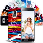 Motiv Hülle für Samsung Galaxy S5 Mini buntes Handy Schutz Case