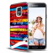 Motiv Hülle für Samsung Galaxy S4 Mini buntes Handy Schutz Case