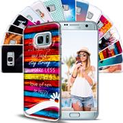 Motiv Hülle für Samsung Galaxy S7 Edge buntes Handy Schutz Case