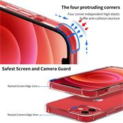 Anti Shock Hülle für Apple iPhone 12 Mini Schutzhülle mit verstärkten Ecken Transparent Case