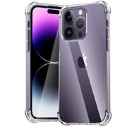 Anti Shock Hülle für iPhone 14 Pro Schutzhülle mit verstärkten Ecken Transparent Case