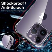 Anti Shock Hülle für iPhone 14 Pro Schutzhülle mit verstärkten Ecken Transparent Case