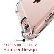Anti Shock Hülle für Apple iPhone 6 / 6s Schutzhülle mit verstärkten Ecken Transparent Case