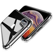 Anti Shock Hülle für Apple iPhone X / XS Schutzhülle mit verstärkten Ecken Transparent Case