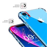 Anti Shock Hülle für Apple iPhone XR Schutzhülle mit verstärkten Ecken Transparent Case