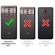 Anti Shock Hülle für Huawei Mate 10 Pro Schutzhülle mit verstärkten Ecken Transparent Case