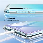 Anti Shock Hülle für Huawei P30 Schutzhülle mit verstärkten Ecken Transparent Case
