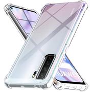 Anti Shock Hülle für Huawei P40 Lite 5G Schutzhülle mit verstärkten Ecken Transparent Case