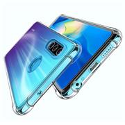 Anti Shock Hülle für Huawei P40 Lite E Schutzhülle mit verstärkten Ecken Transparent Case