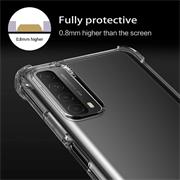 Anti Shock Hülle für Huawei P Smart 2021 Schutzhülle mit verstärkten Ecken Transparent Case