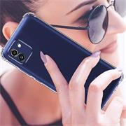 Anti Shock Hülle für Samsung Galaxy A03 Schutzhülle mit verstärkten Ecken Transparent Case