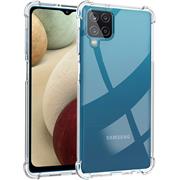 Anti Shock Hülle für Samsung Galaxy A12 / M12 Schutzhülle mit verstärkten Ecken Transparent Case