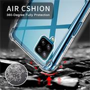 Anti Shock Hülle für Samsung Galaxy A12 / M12 Schutzhülle mit verstärkten Ecken Transparent Case