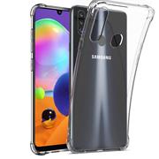 Anti Shock Hülle für Samsung Galaxy A20s Schutzhülle mit verstärkten Ecken Transparent Case