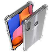 Anti Shock Hülle für Samsung Galaxy A20s Schutzhülle mit verstärkten Ecken Transparent Case