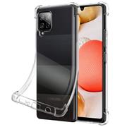 Anti Shock Hülle für Samsung Galaxy A42 5G Schutzhülle mit verstärkten Ecken Transparent Case
