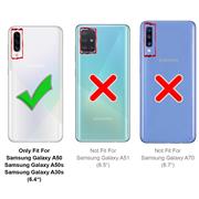 Anti Shock Hülle für Samsung Galaxy A50 / A30s Schutzhülle mit verstärkten Ecken Transparent Case