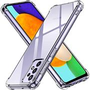 Anti Shock Hülle für Samsung Galaxy A52 4G/5G Schutzhülle mit verstärkten Ecken Transparent Case